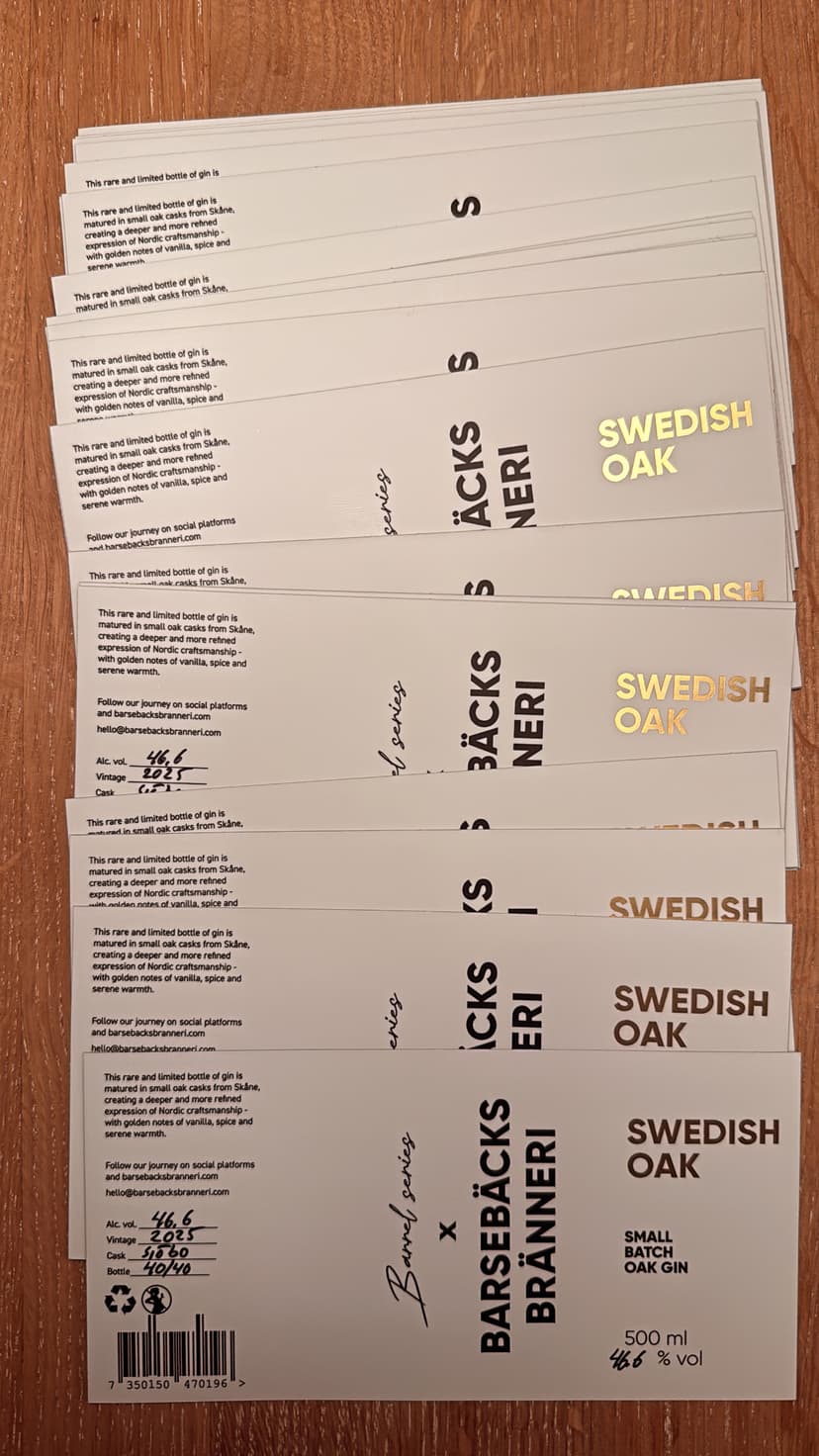 Swedish oak first batch release
